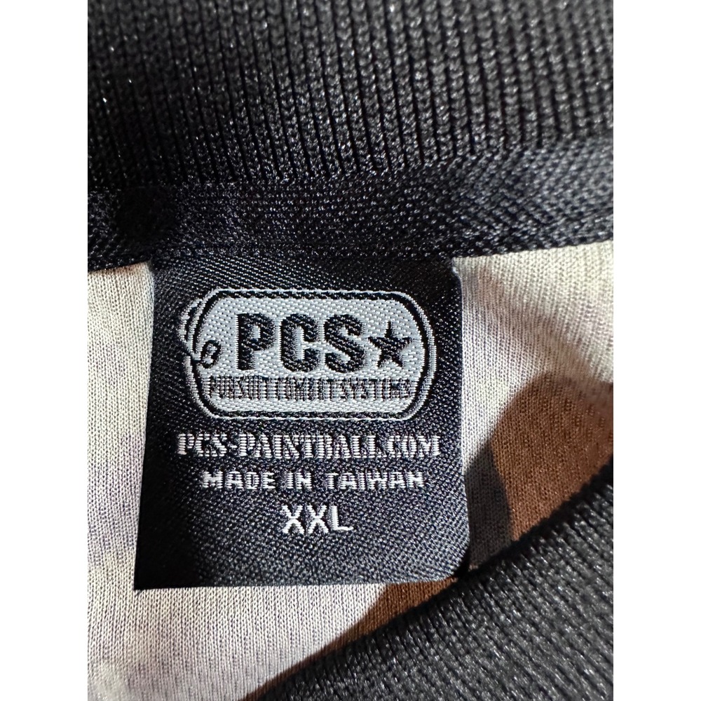 PCS Pursuit Combat Systems Paintball Jersey Digital Camo Padded XXL Mens Black - Picture 2 of 14